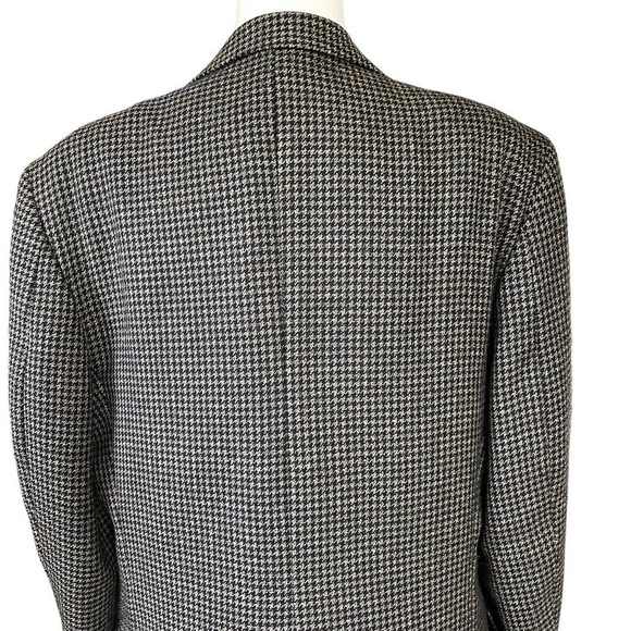 Dayton Hudson’s Marshall Field’s Vintage Men’s 100% Wool Blazer Coat Houndstooth - Picture 5 of 9